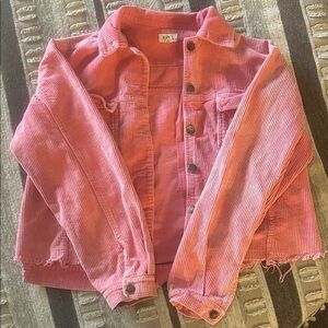 Pink Corduroy Jacket